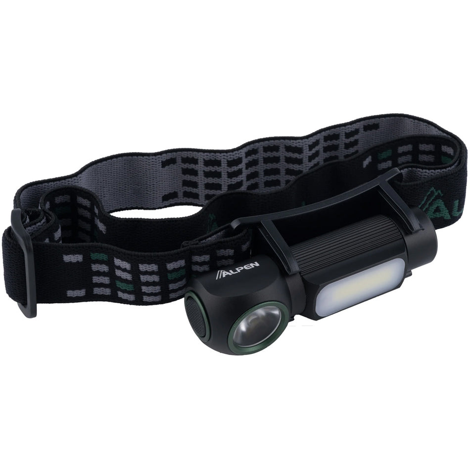 Alpen Tek-Light Headlamp Rechargeable 500/250/100/55 Lumen with Red Mode