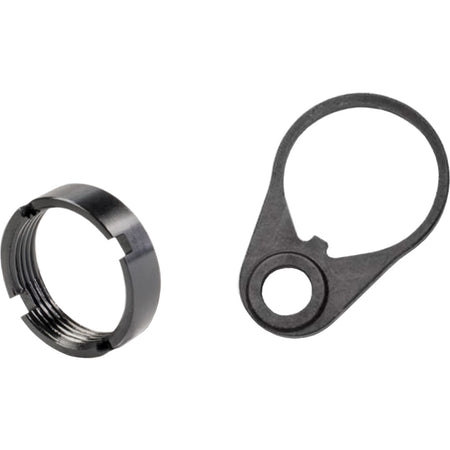 White Label Armory AR15 QD Steel End Plate and Castle Nut Kit