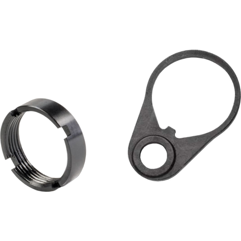 White Label Armory AR15 QD Steel End Plate and Castle Nut Kit