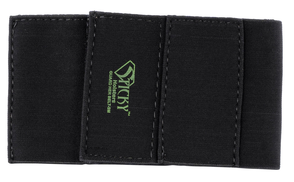 Sticky Holsters GHBSM Guard Her Garter Belt Small Black Elastic Holster Carrier