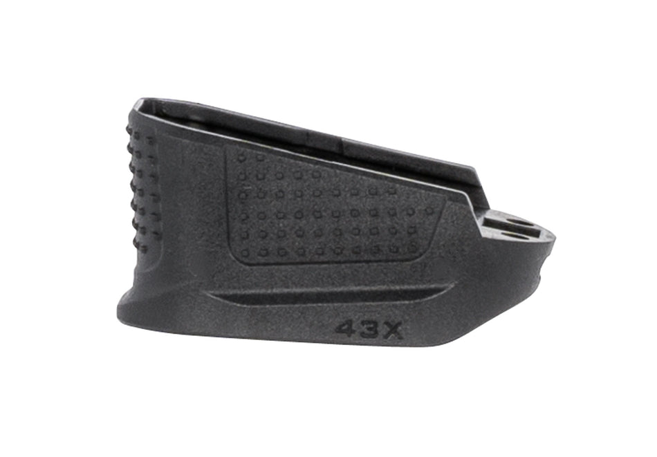 Strike Industries EMPG43XBK Enhanced Magazine Plate for Glock 43X +2 Rounds Black Polymer