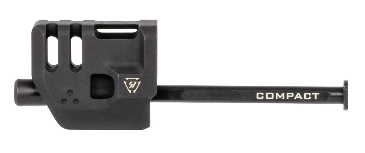 Strike Industries Mass Driver Compensator for Glock 19 Gen4 9mm Luger Black Aluminum 1.41" OAL