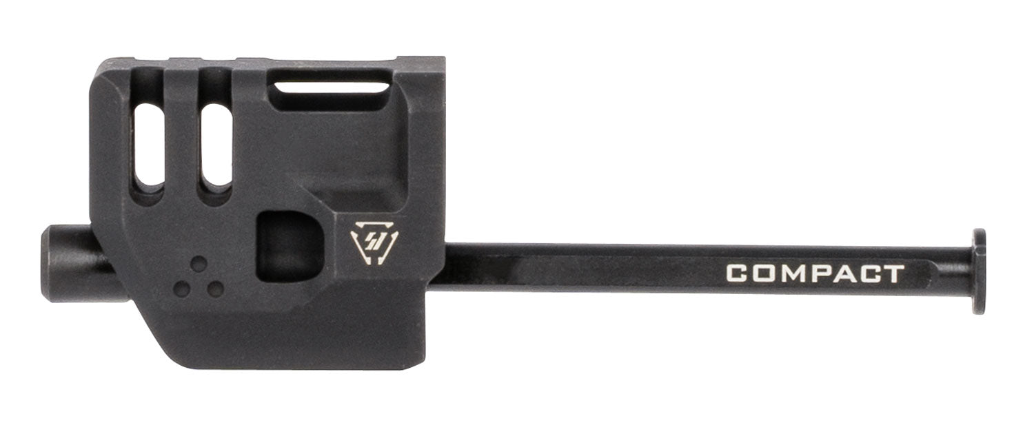 Strike Industries Mass Driver Compensator for Glock 19 Gen4 9mm Luger Black Aluminum 1.41" OAL