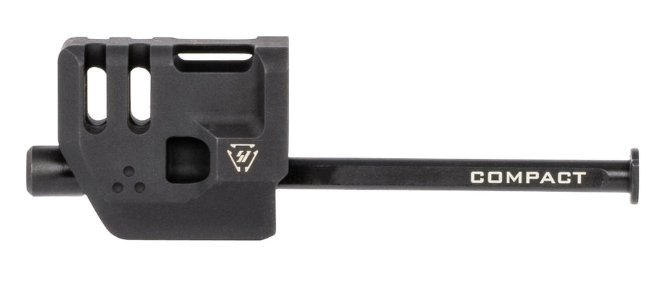 Strike Industries Mass Driver Compensator for Glock 19 Gen4 9mm Luger Black Aluminum 1.41" OAL