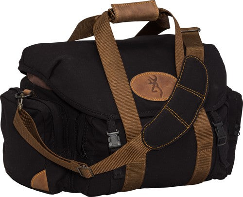 Browning Lona Canvas Shooting Bag 19"x11.5"x13" Black/Brown