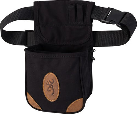 Browning Lona Canvas Shell Pouch with Belt Black/Brown