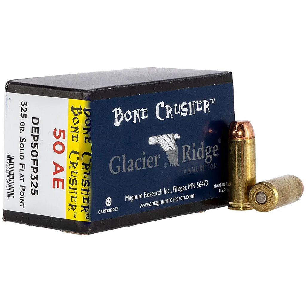 Magnum Research DEP50FP325 BoneCrusher Flat Point  325 Grain .50 AE