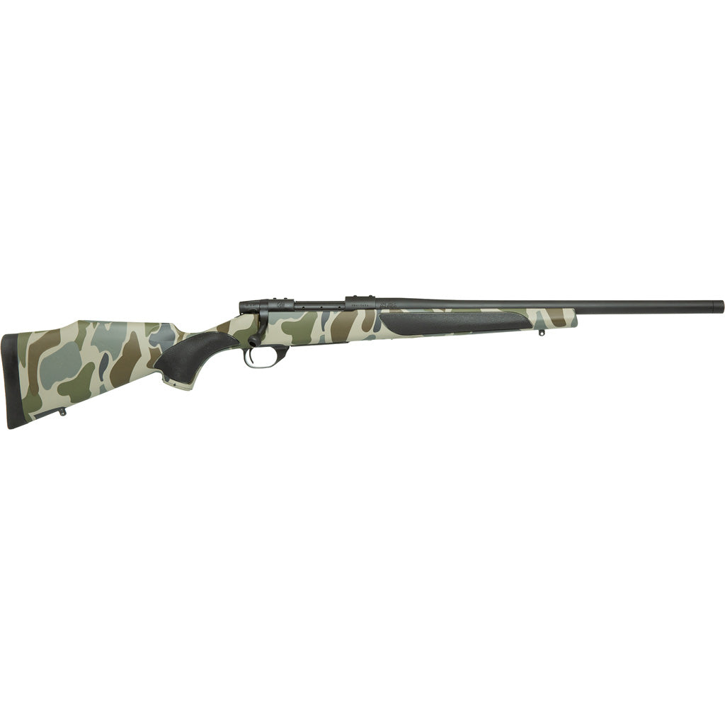 Weatherby Vanguard Hush Tundra Rifle 350 Legend 20 in Hush Camo Threaded RH
