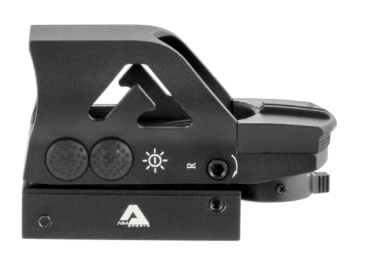 Aim Sports RT506C Full-Size Reflex Sight Matte Black 1x34mm Red/Green Multi Reticle
