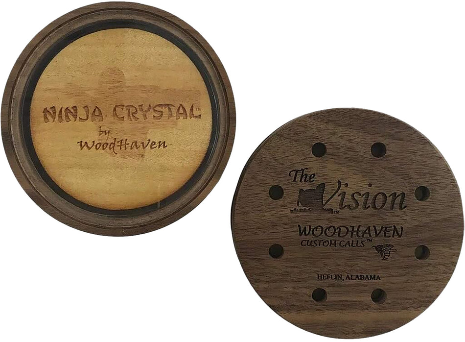 Woodhaven WH087 Ninja Crystal Turkey Friction Call - Walnut/Crystal