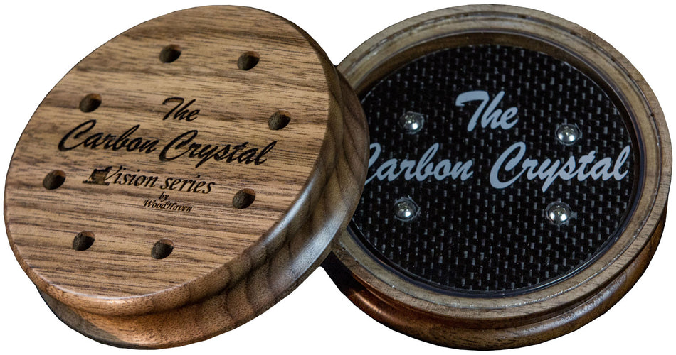 Woodhaven WH057 Carbon Crystal Turkey Friction Call - Crystal/Walnut