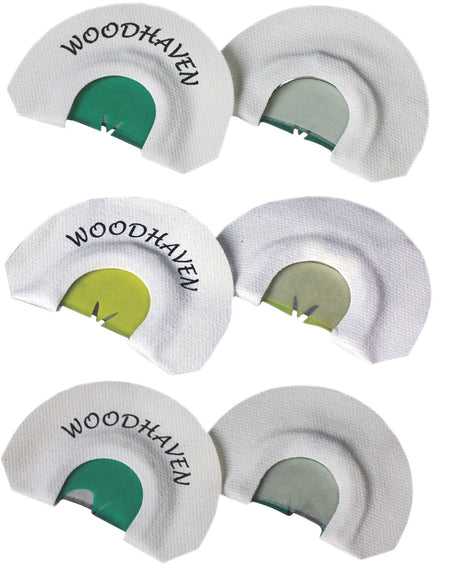 Woodhaven WH016 Top 3 Pro Pack Triple Reed Diaphragm Turkey Calls