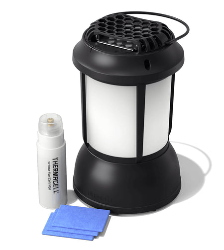 Thermacell PSLL2 Patio Shield Mosquito Repellent Lantern Black 15 ft Protection Zone Up to 12 hrs