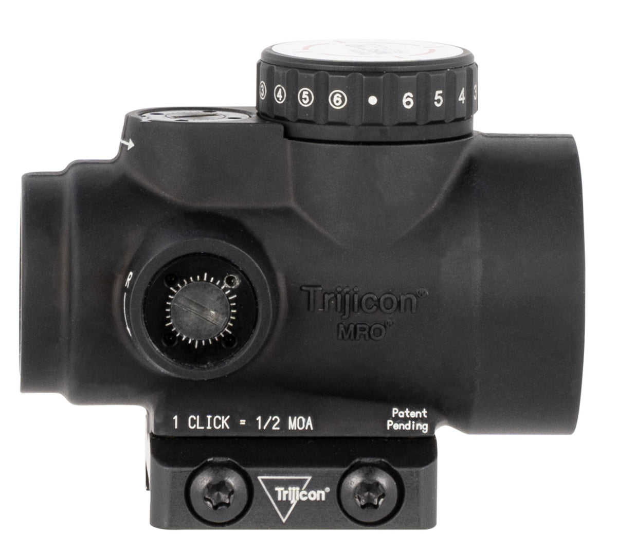 Trijicon 2200051 MRO HD Matte Black 1x25mm 2 MOA Red Dot/68 MOA Circle Reticle Low Mount