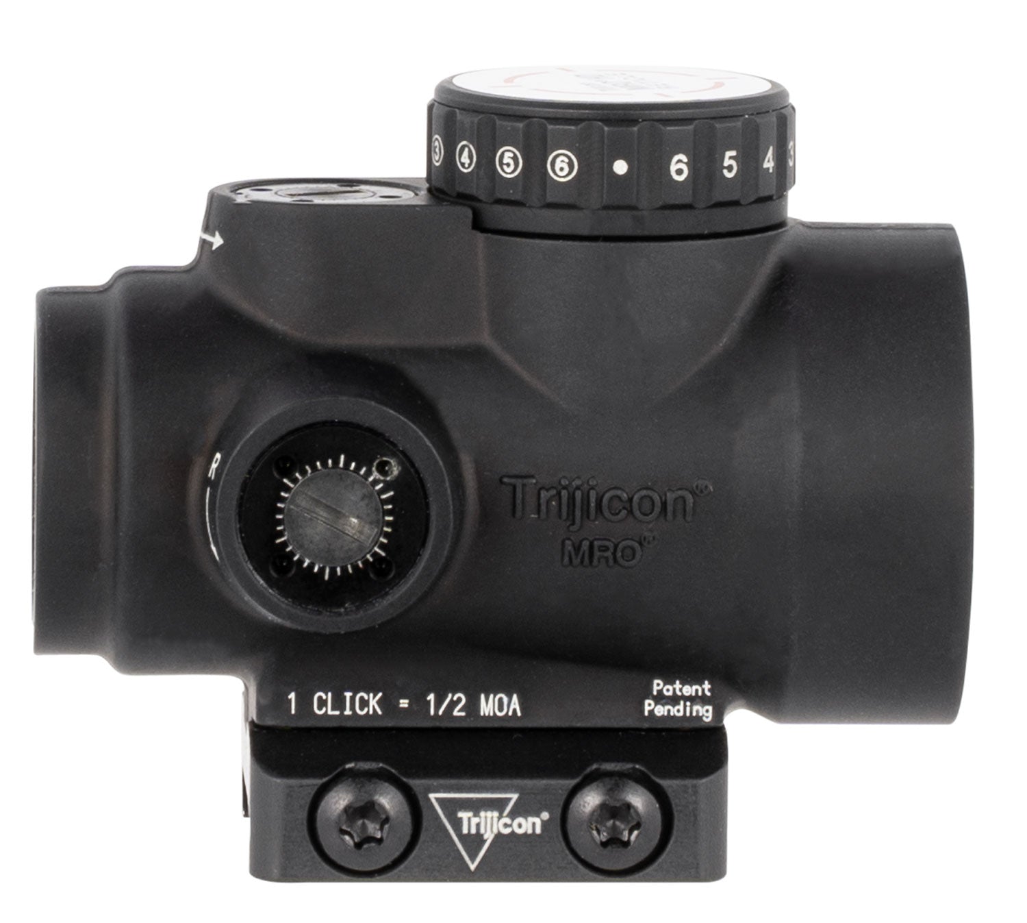 Trijicon 2200051 MRO HD Matte Black 1x25mm 2 MOA Red Dot/68 MOA Circle Reticle Low Mount