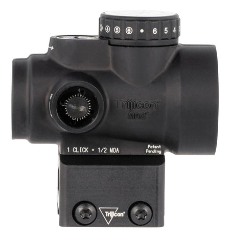 Trijicon 2200052 MRO HD Matte Black 1x25mm 2 MOA Red Dot/68 MOA Circle Reticle Full Cowitness Mount
