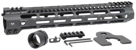 Midwest Industries MICRLW12625 Combat Lightweight AR-15 M-LOK Handguard 12.625" Black Hardcoat Anodized Picatinny