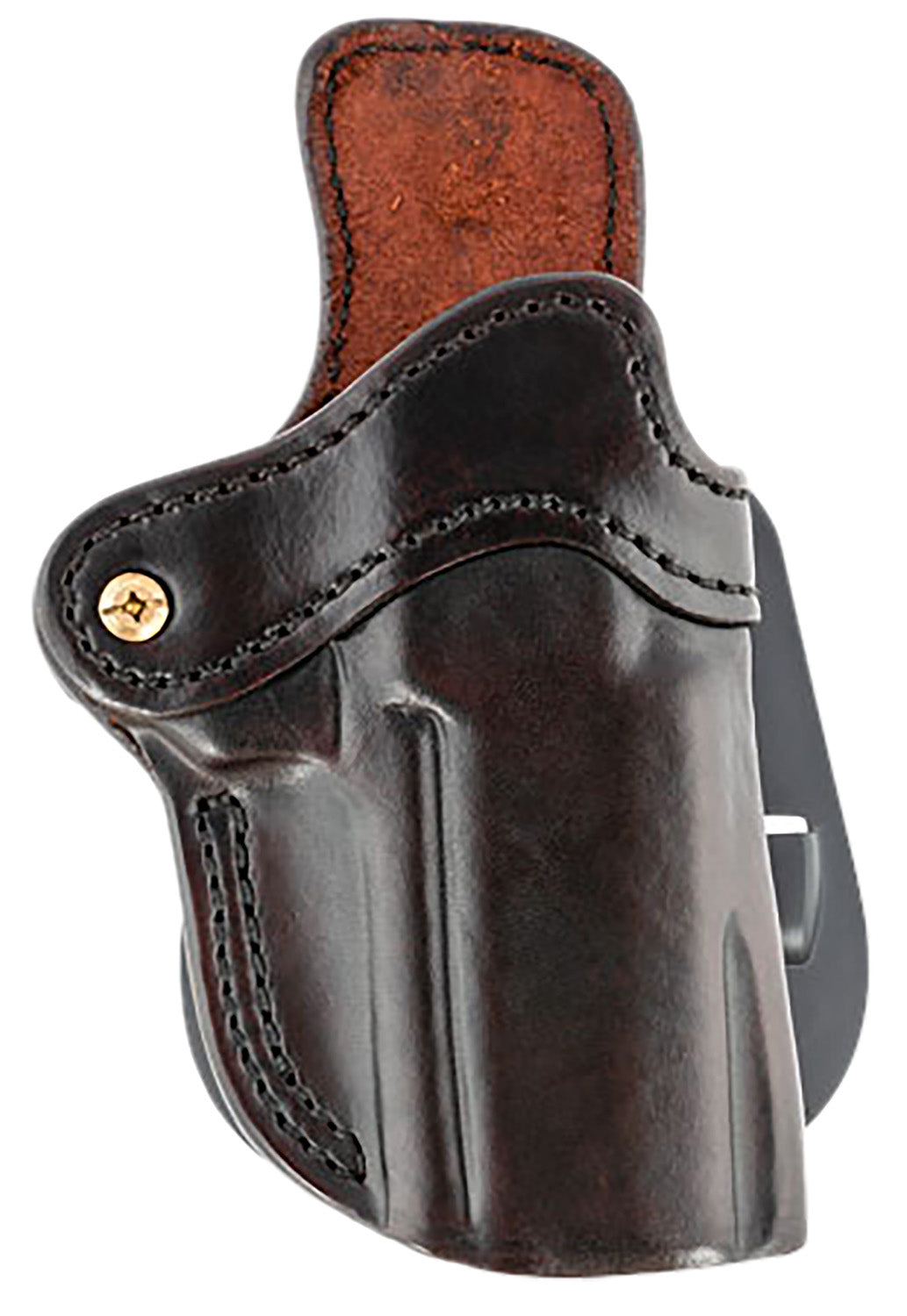 1791 Gunleather BH2.4 Optic Ready OWB 2.4 Signature Brown Leather Paddle Holster for Walther PPQ/Sig P320/Springfield XD-M, Right Hand