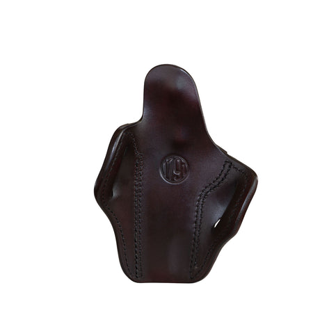 1791 Gunleather BH1 Optic Ready OWB Size 01 Signature Brown Leather Belt Slide Holster for 5" 1911, Right Hand