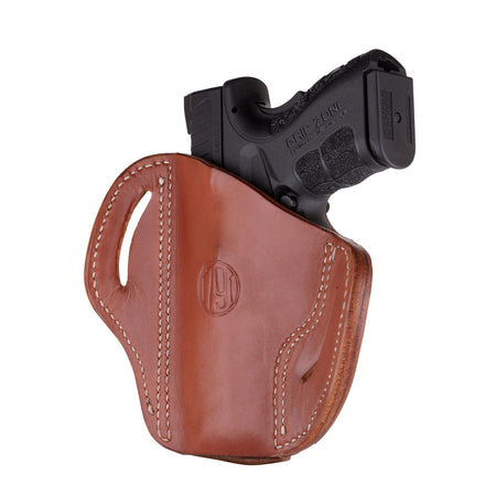 1791 Gunleather BH2.4S Optic Ready OWB Classic Brown Leather Belt Holster – Right Hand, Fits FN 509 / HK VP9SK