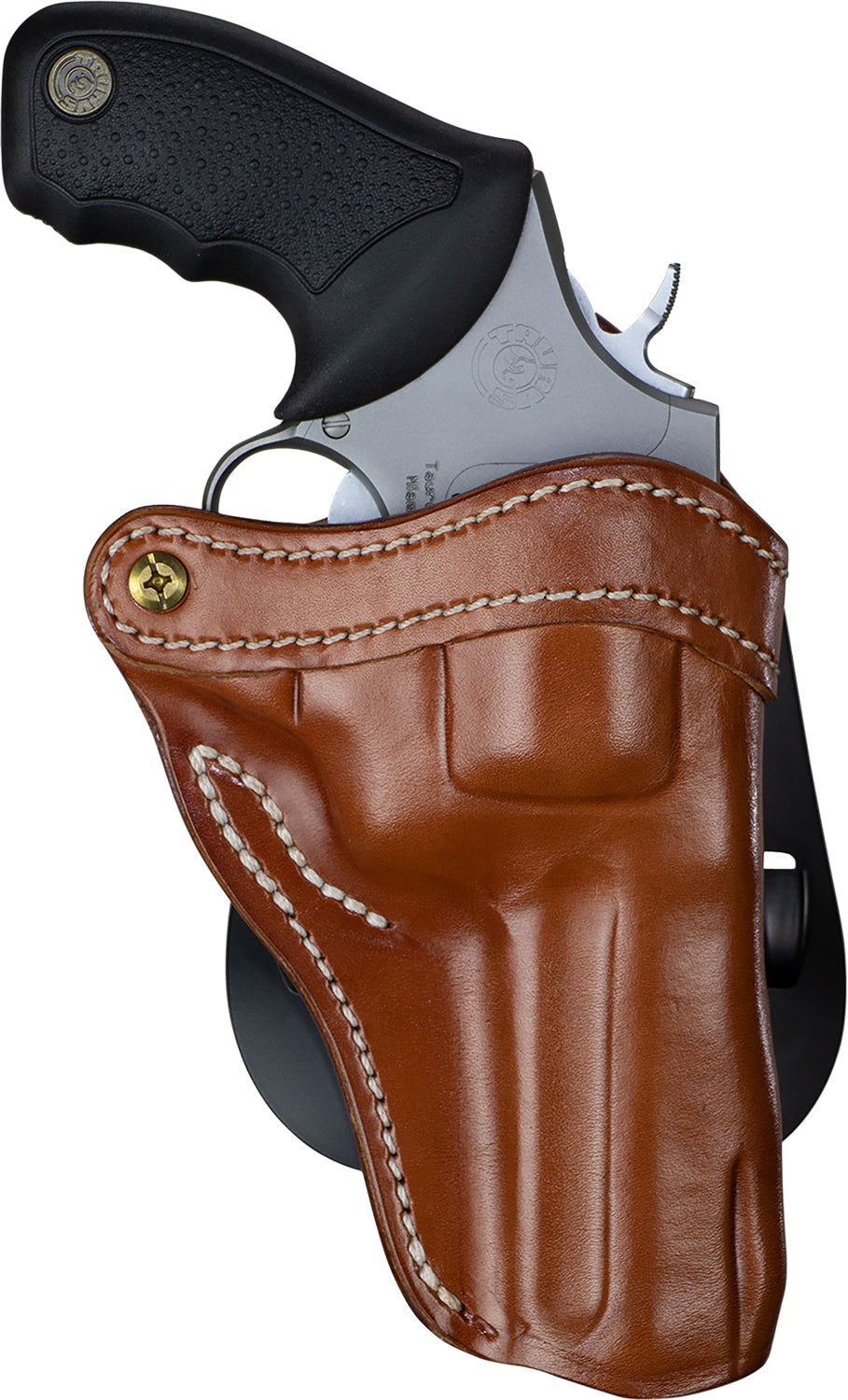 1791 Gunleather RVH2 OWB Classic Brown Leather Paddle Holster – Right Hand, Fits Ruger GP100