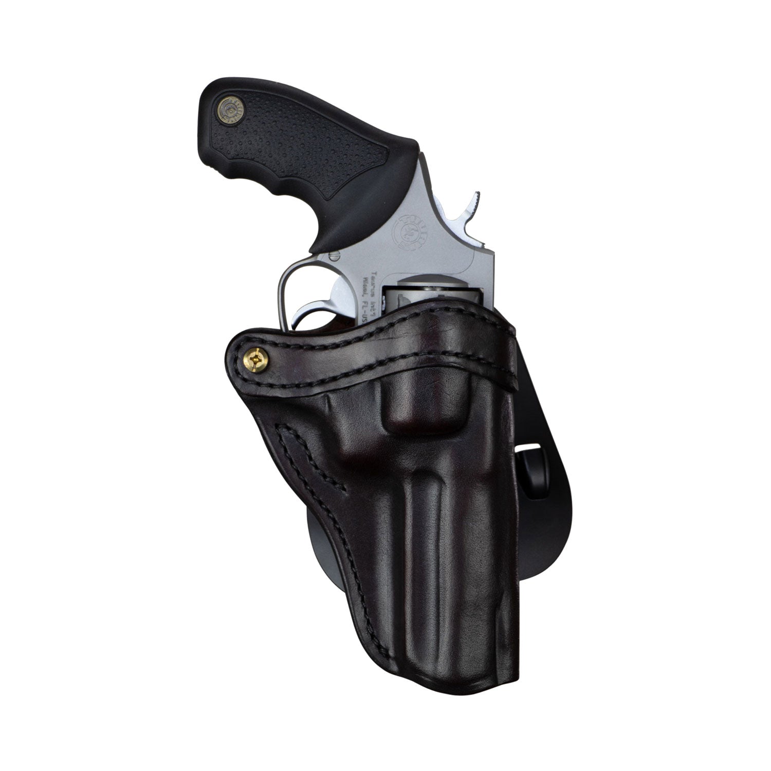 1791 Gunleather RVH2 OWB Signature Brown Leather Paddle Holster – Right Hand, Fits Ruger GP100