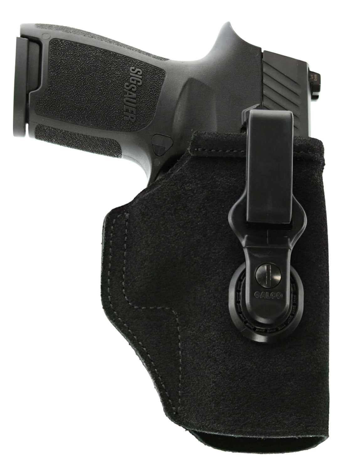 Galco TUC608B Tuck-N-Go 2.0 IWB Black Leather Tuckable Holster for Sig P238/Springfield 911/Diamondback DB, Ambidextrous