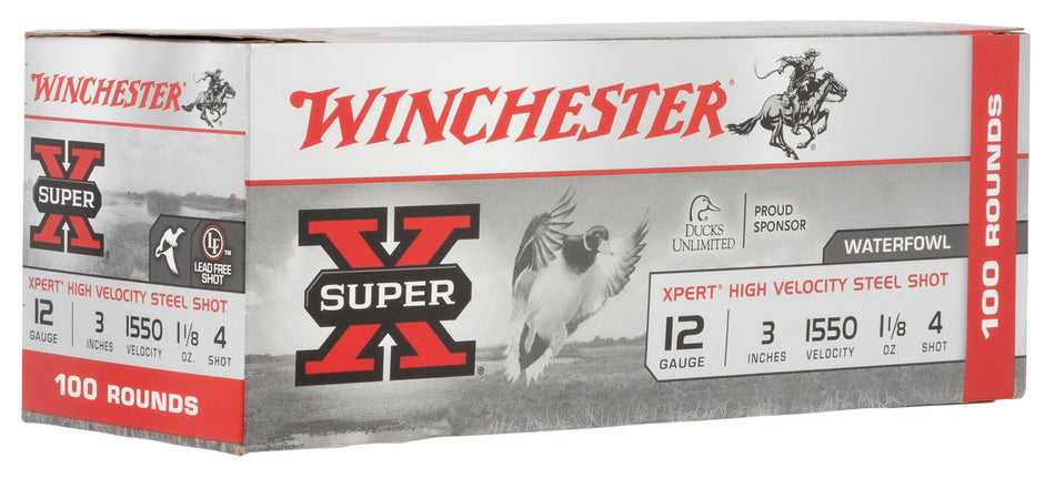 Winchester XPERT STEEL HIgh Velocity Value Pack 12 Gauge 3 in / 3 in #4 1-1/8 oz
