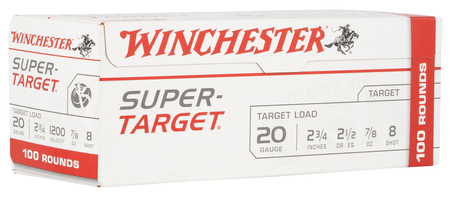 Winchester Super-Target Value Pack 20 Gauge 2.75 in / 2.75 in #8 7/8 oz
