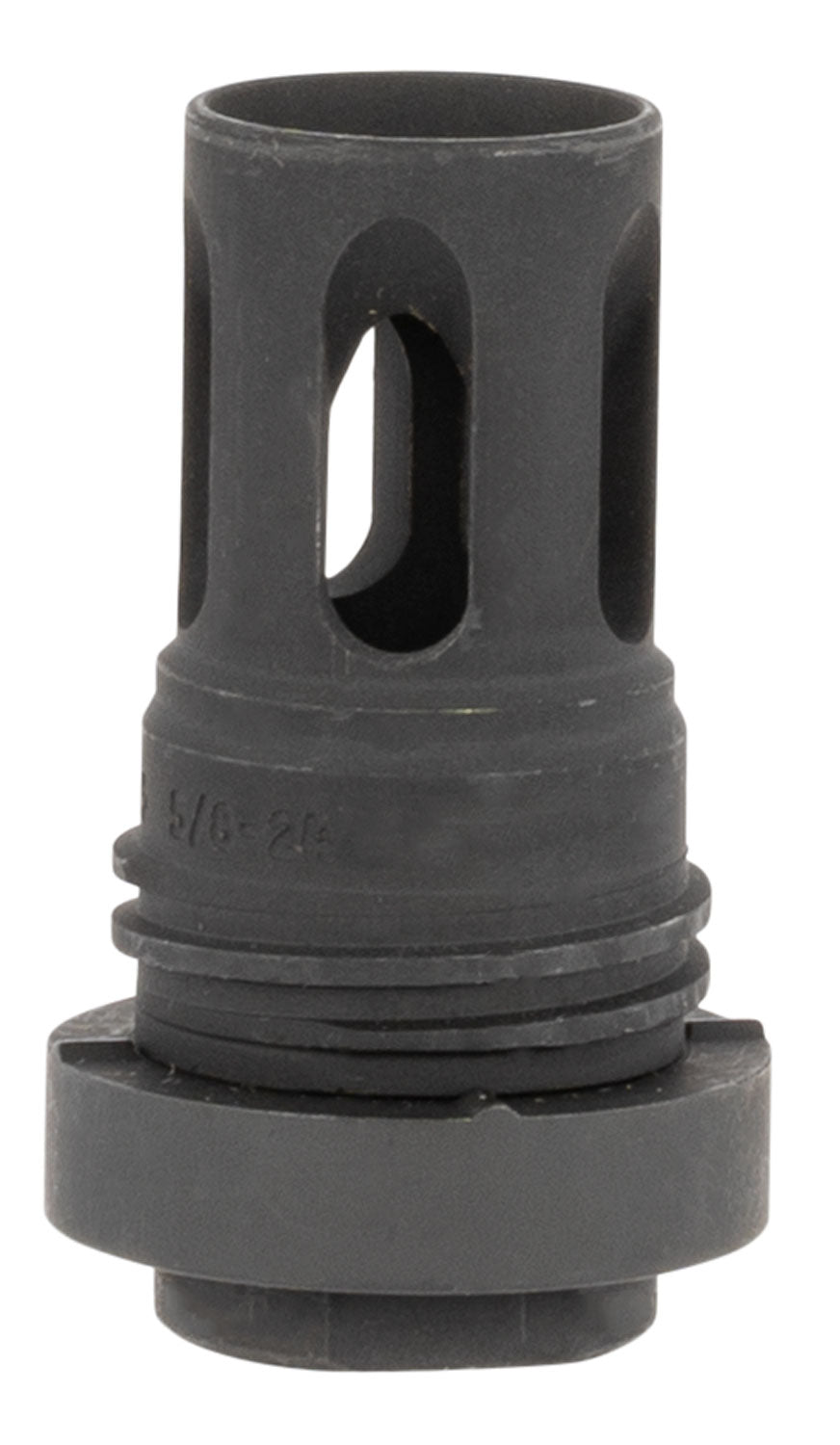 Yankee Hill 431524A Mini QD Flash Hider Black Phosphate Steel 5/8"-24 tpi 2.13" OAL for 5.56x45mm NATO AR