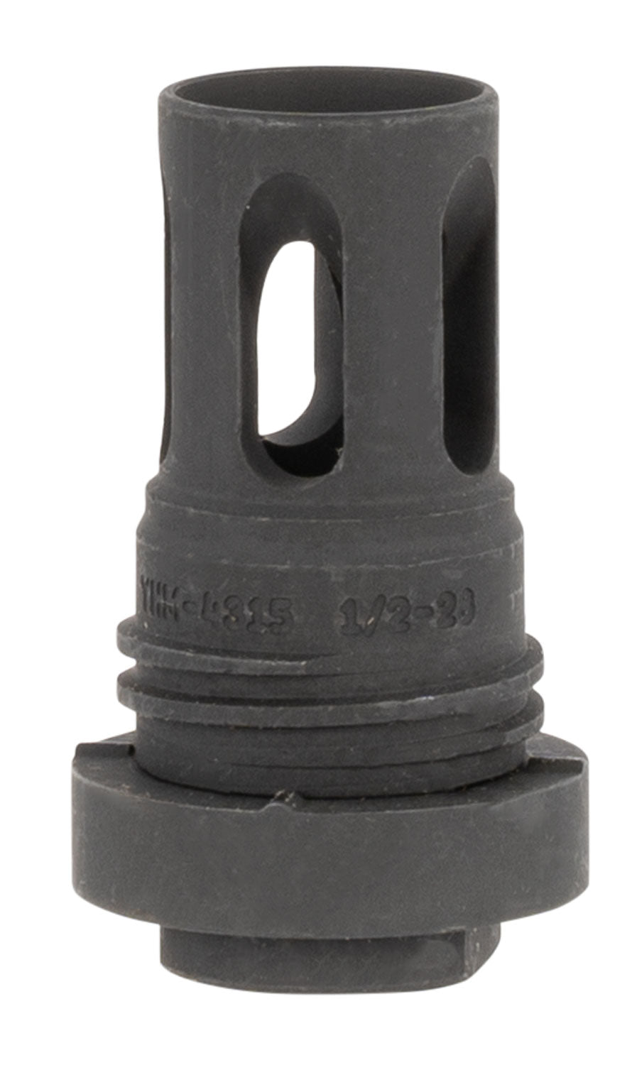 Yankee Hill 431528A Mini QD Flash Hider Black Phosphate Steel 1/2"-28 tpi 2.13" OAL for 5.56x45mm NATO AR