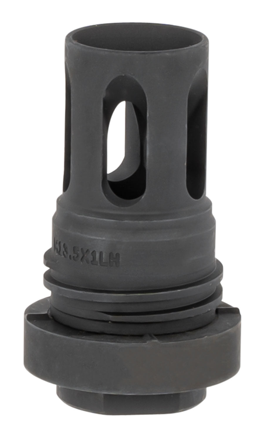 Yankee Hill 4315M13LA Mini QD Flash Hider Black Phosphate Steel M13.5x1 LH Threads 2.13" OAL for 5.56x45mm NATO AR