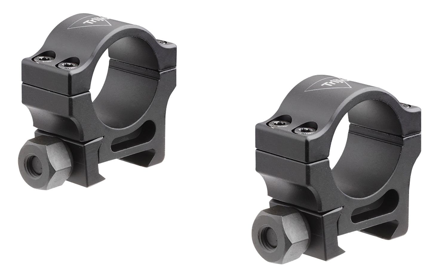 Trijicon AC22005 1" Black Parkerized Standard Aluminum Riflescope Rings