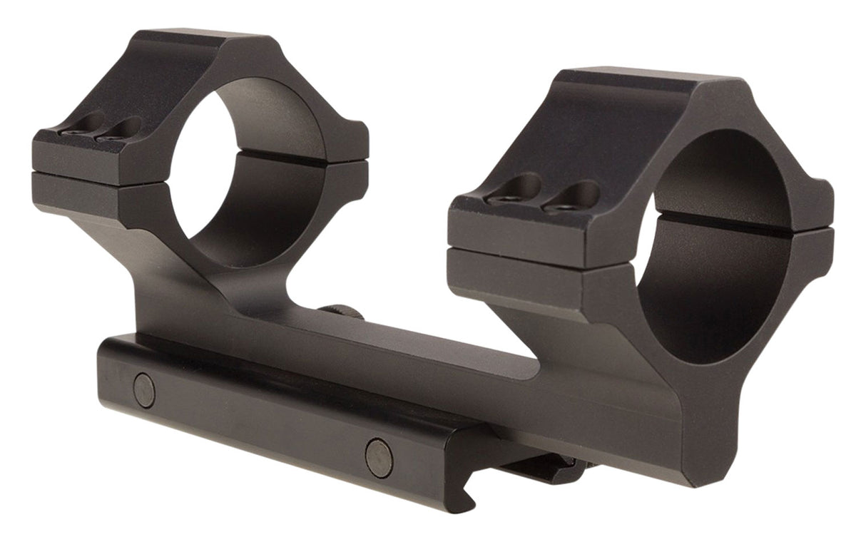 Trijicon AC22036 Colt Knob Scope Mount/Ring Combo Black Anodized Aluminum, 34mm Tube Picatinny Rail, 0 MOA