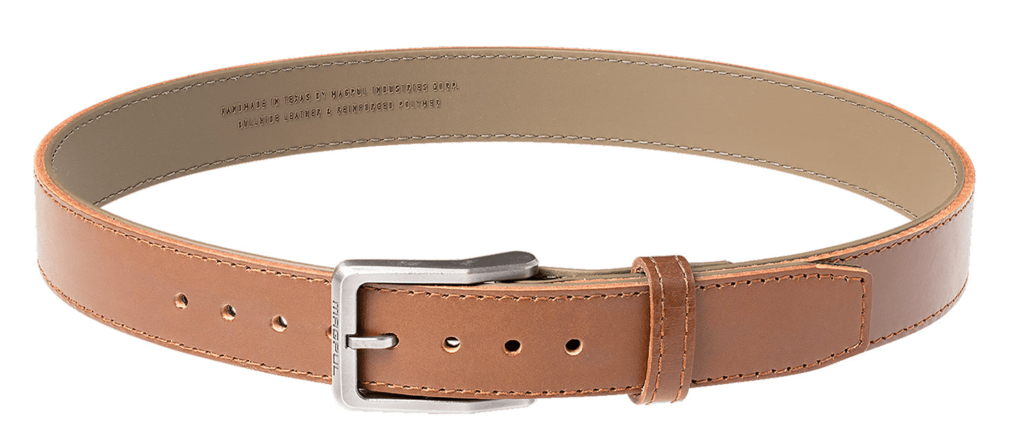 Magpul MAG1109210 Tejas 2.0 El Original 32" Leather Gun Belt 1.50" Wide Light Brown