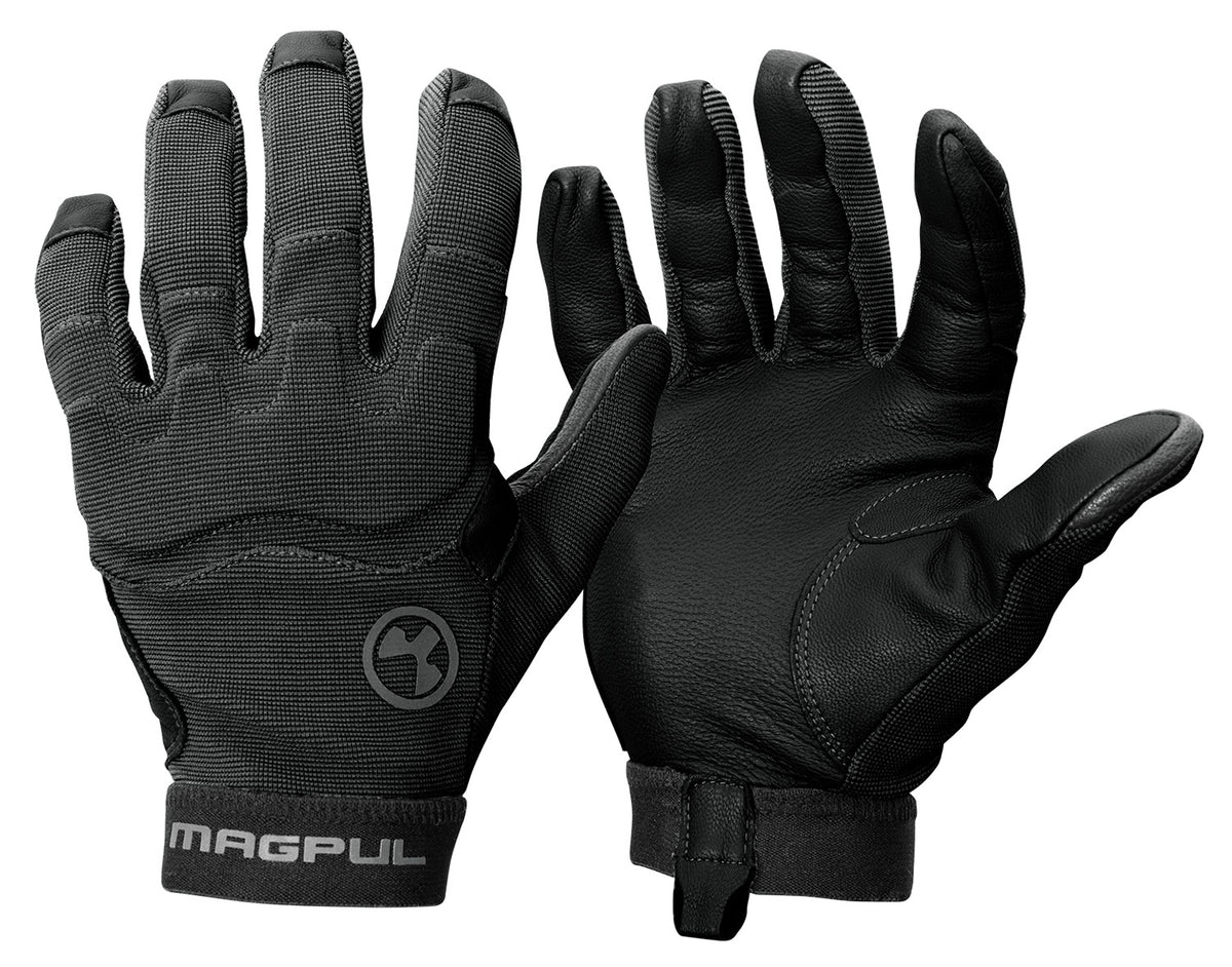 Magpul MAG1015-001 Patrol 2.0 Gloves Black Nylon/Leather Size Small
