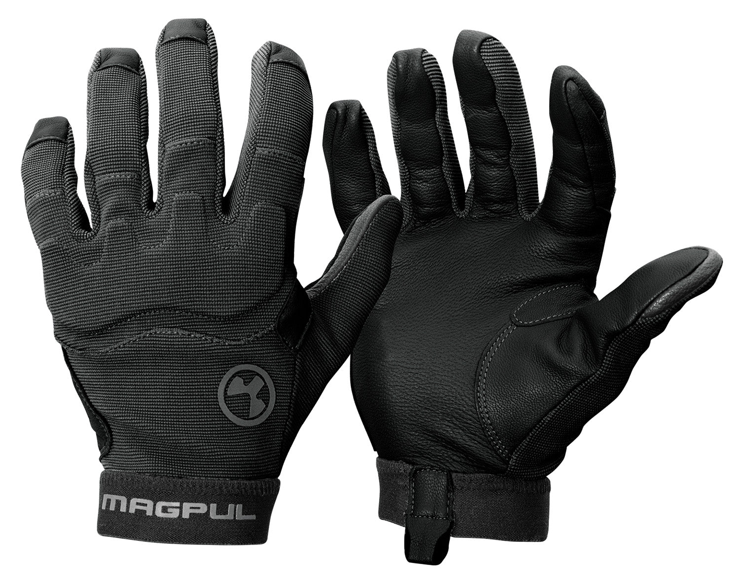 Magpul MAG1015-001 Patrol 2.0 Gloves Black Nylon/Leather Size Small