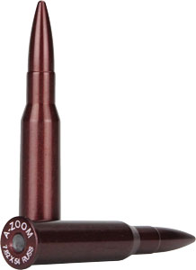 A-Zoom Metal Snap Cap 7.62x54R 2-Pack Rifle Training Rounds