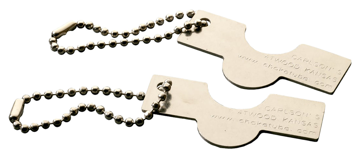 Carlson's Choke Tubes 06606 Universal Choke Wrench Silver Stainless Steel - Keychain Included