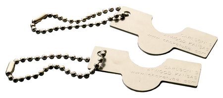 Carlson's Choke Tubes 06606 Universal Choke Wrench Silver Stainless Steel - Keychain Included