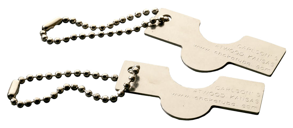 Carlson's Choke Tubes 06606 Universal Choke Wrench Silver Stainless Steel - Keychain Included