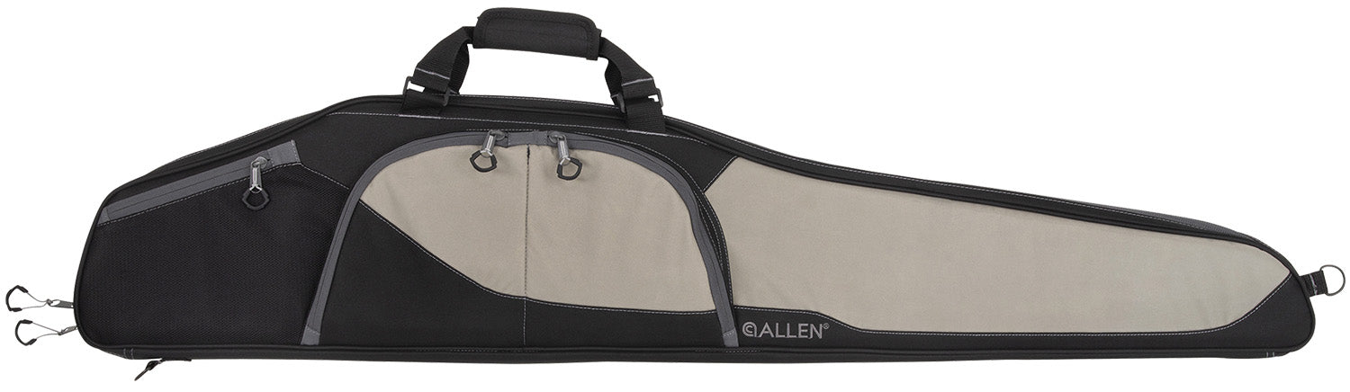 Allen Sawatch 46" Rifle Case Black Endura with Tan Accents and Plush Tricot Lining