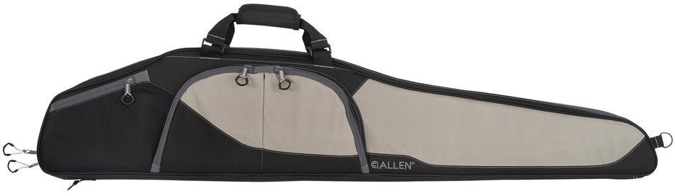 Allen Sawatch 46" Rifle Case Black Endura with Tan Accents and Plush Tricot Lining
