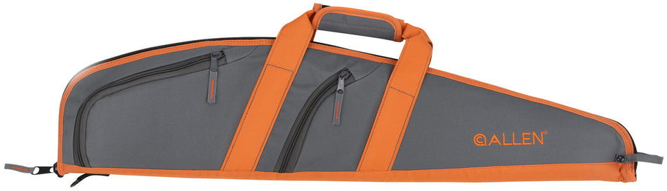 Allen Springs Compact Youth Rifle Case 32" Gray with Orange Trim and Nylon Lining
