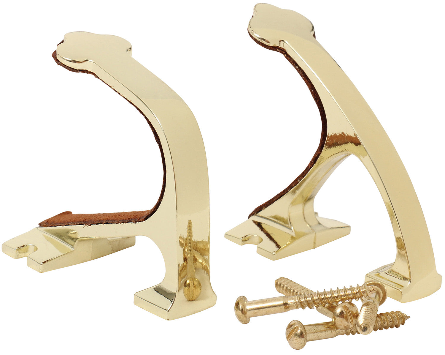 Allen 5641 Brass Firearm Wall Hanger Set