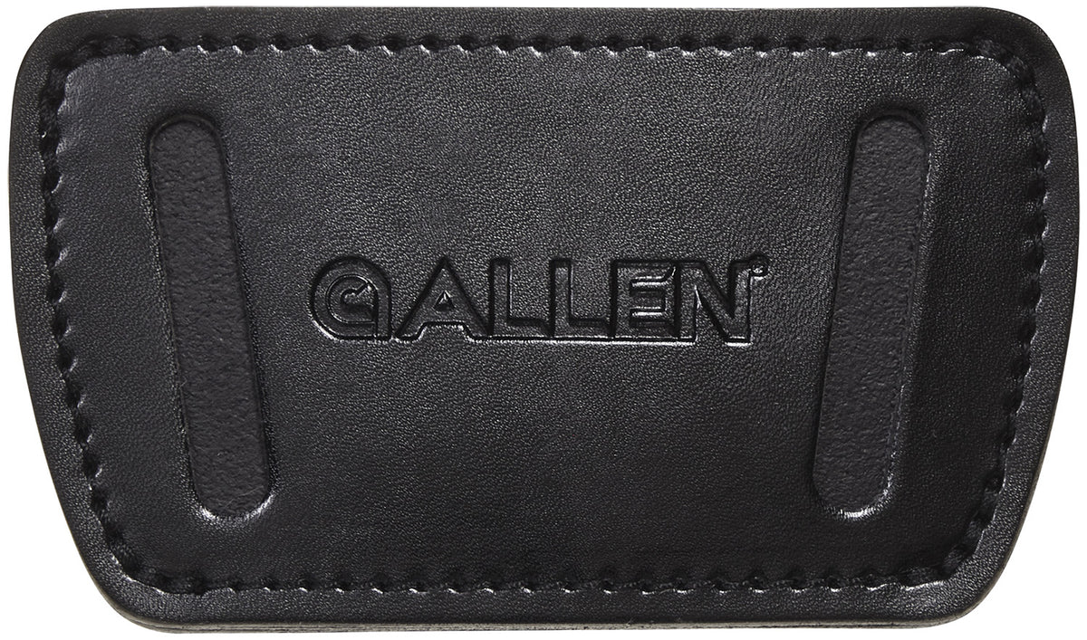 Allen 44831 Glenwood IWB/OWB Leather Holster Size 01 Black Belt Loop/Clip Fits Glock 17/19 Ambidextrous