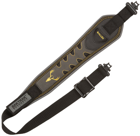 Allen 8357 Aspen Gray Nubuck Leather BakTrak Adjustable Rifle Shotgun Sling Quick Adjust