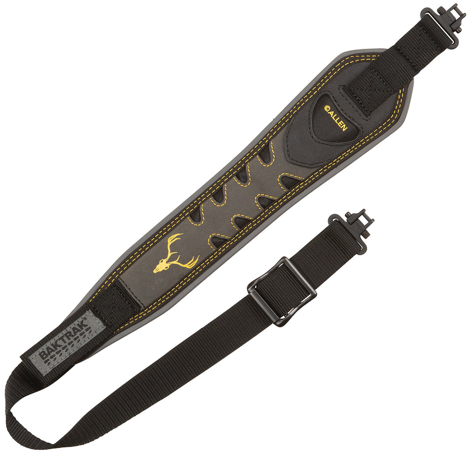 Allen 8357 Aspen Gray Nubuck Leather BakTrak Adjustable Rifle Shotgun Sling Quick Adjust