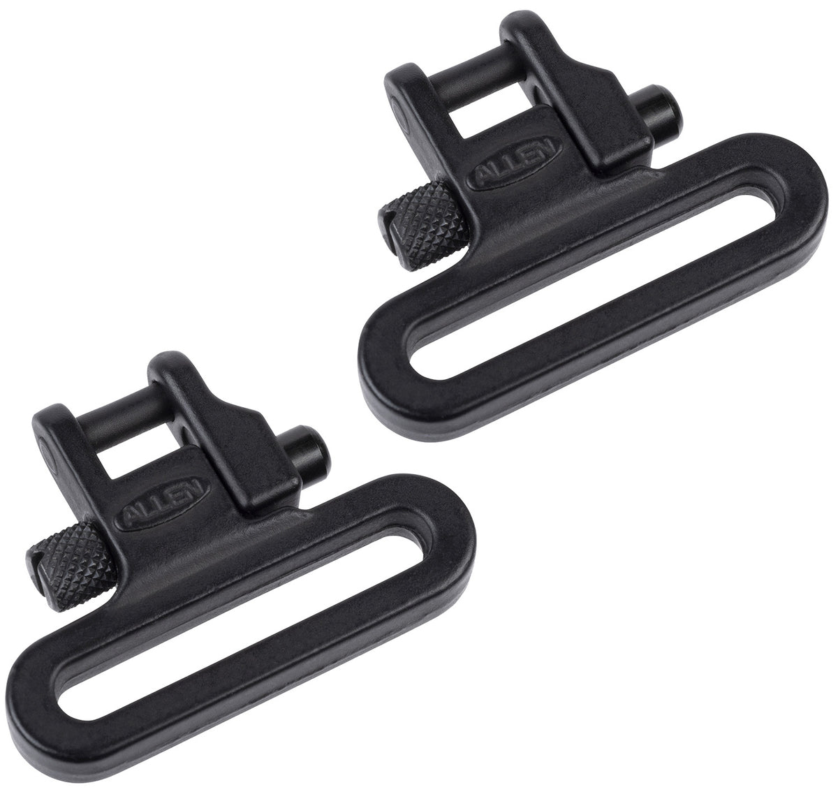 Allen 14512 Magnum Swivel Set 1.25" Black Steel Sling Swivels