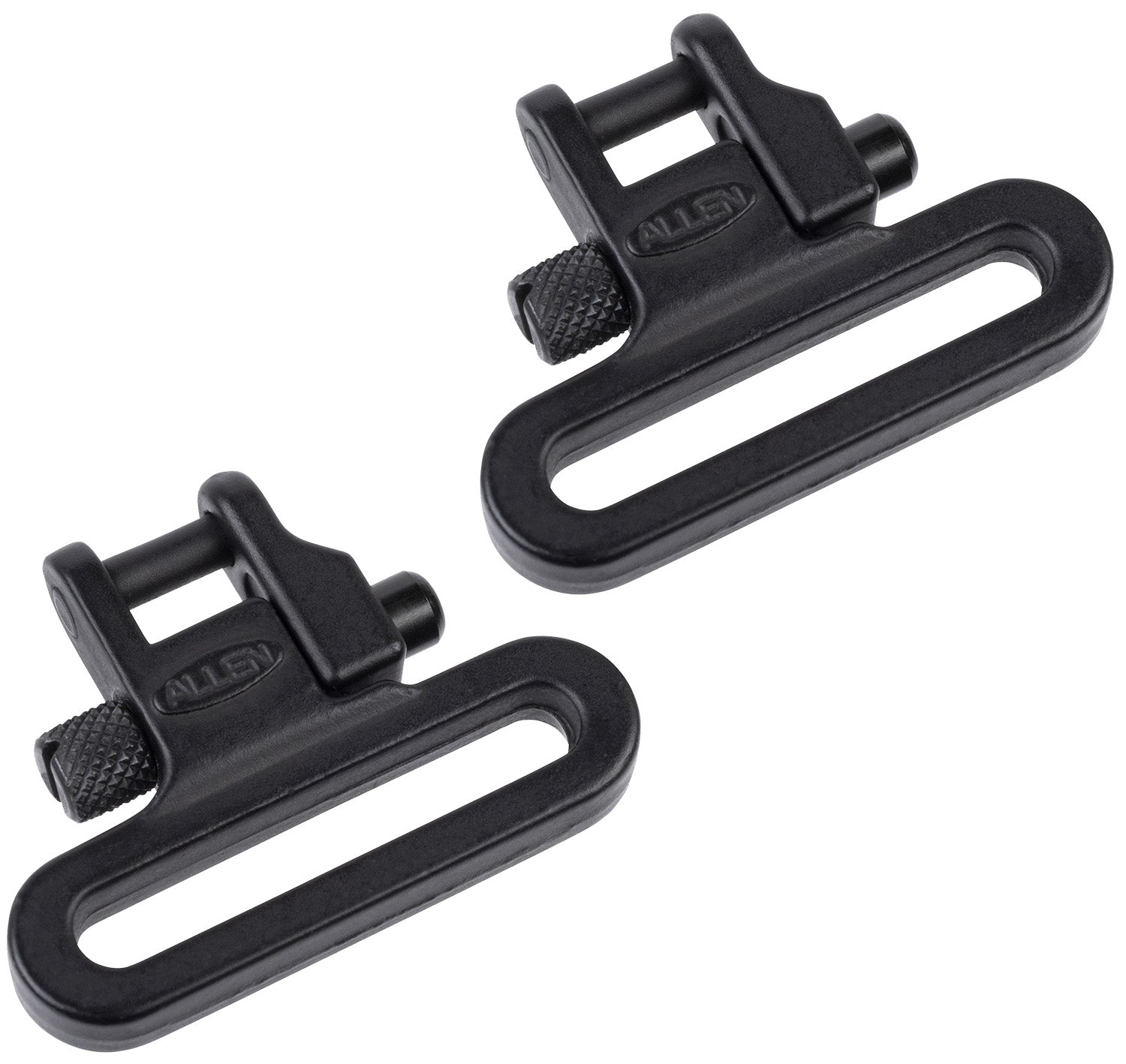 Allen 14512 Magnum Swivel Set 1.25" Black Steel Sling Swivels
